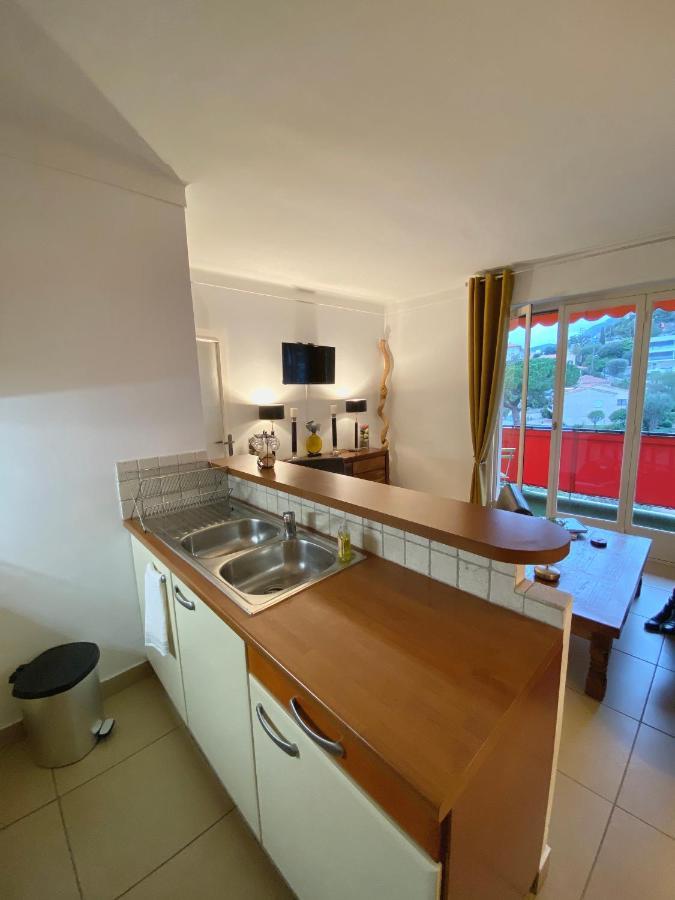 Charmant 2 Pieces Vue Sur Mer Et Monte-Carlo A Roquebrune Cap Martin Экстерьер фото