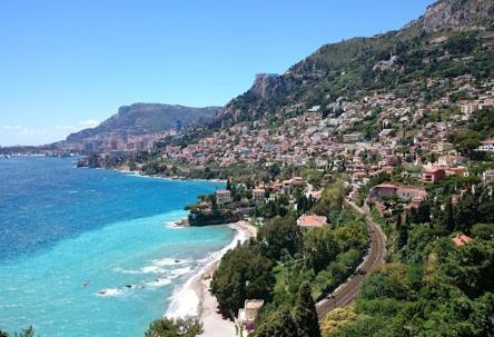 Charmant 2 Pieces Vue Sur Mer Et Monte-Carlo A Roquebrune Cap Martin Экстерьер фото